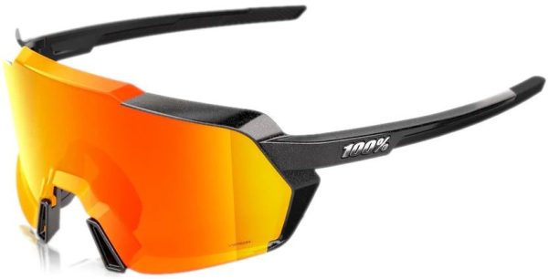 100 Percent Korbin Gloss Metallic Black / HiPER Mirror Lens