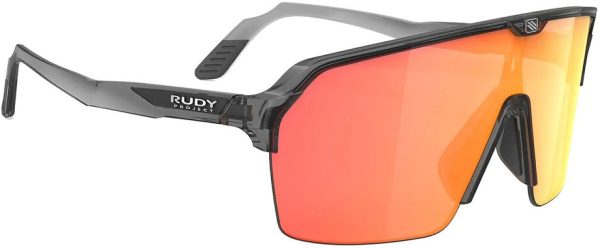 0655586514702 Rudy Project Spinshield Air Crystal Ash - Multilaser Orange