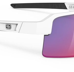 Rudy Project Sirius White Gloss - Multilaser Red