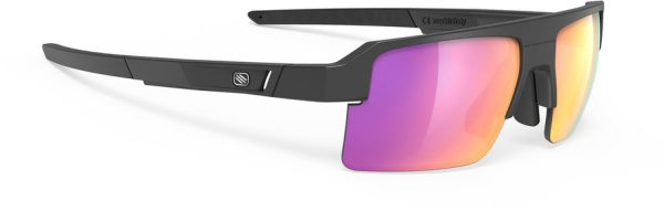0655586574188 Rudy Project Sirius Black Matte - Multilaser Sunset