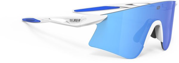 0655586575215 Rudy Project Astral White Matte - Multilaser Blue