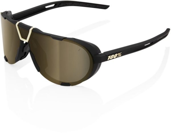 100 Percent Westcraft Soft Tact Black / Soft Gold Mirror Lens