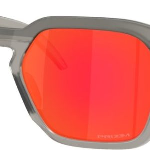 Oakley Hstn Sq Matte Grey Smoke/Prizm Ruby