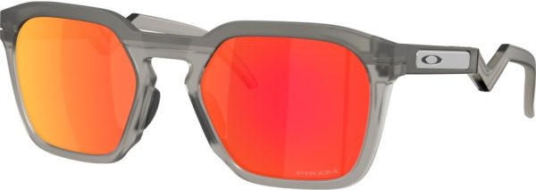 0888392687364 Oakley Hstn Sq Matte Grey Smoke/Prizm Ruby