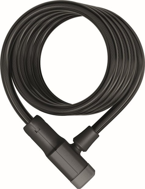 4003318142604 Abus Primo 5510K/180 BK Spiralkabelschloss