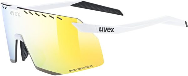 4043197373911 Uvex Pace Stage CV White Matt / Mirror Yellow
