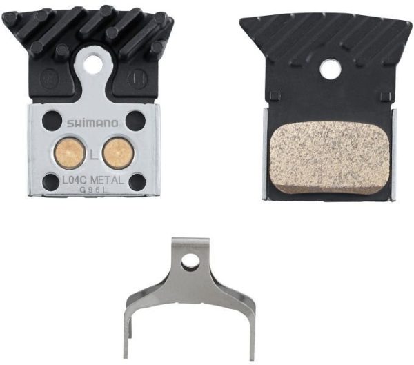 Shimano Scheibenbremsbeläge L04C-MF Metall mit Kühlrippen