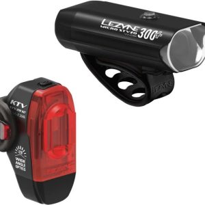 Lezyne Micro 300+ & KTV Drive Batería Beleuchtungsset StVZO