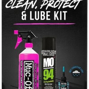 Muc-Off Clean, Protect, Lube Kit - Wet Lube Version