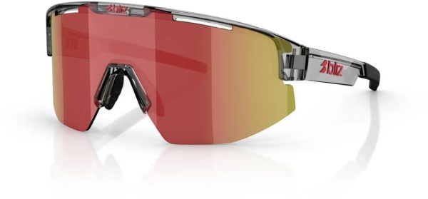 Bliz Matrix Transparent Dark Grey - Brow w Red Multi