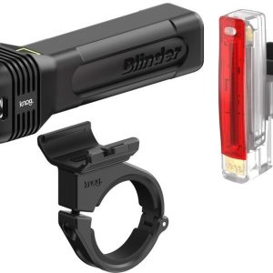Knog Blinder 80 + Plus Twinpack Akku Beleuchtungsset StVZO