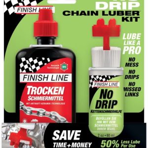 Finish Line NoDrip Chain Luber Combo DryLube - 60/120ml