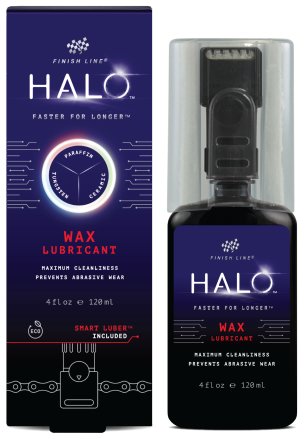 0036121973800 Finish Line HALO Wax Lube Wachsschmiermittel, Flasche + Luber - 120ml