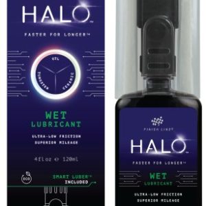 Finish Line HALO Wet Lube Wachsschmiermittel, Flasche + Luber - 120ml