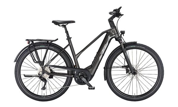 KTM MACINA STYLE 740 machine grey (silver+blue) 2023 - 28" 750 Wh Trapecio -