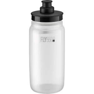 Elite - Elite Fly Tex Trinkflasche 550ml transparent schwarz
