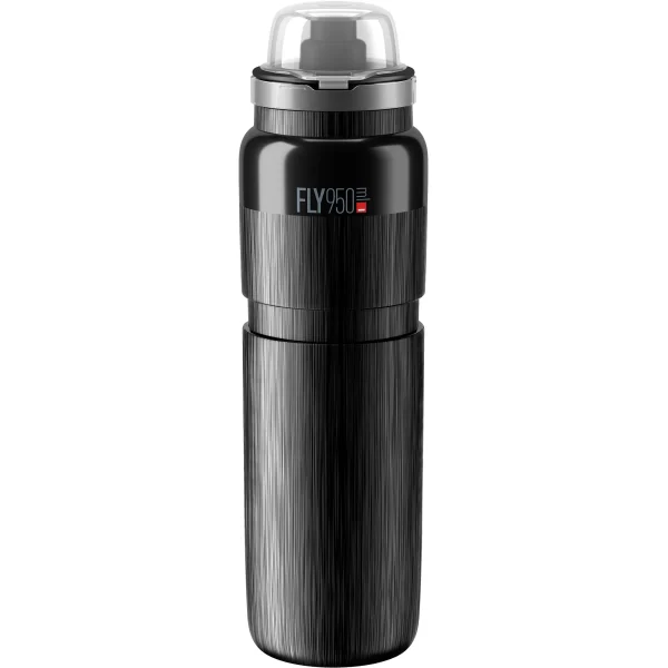 35462214756A_Elite_Fly_MTB_Tex_Trinkflasche_950ml_schwarz Elite - Elite Fly MTB Tex Trinkflasche 950ml schwarz