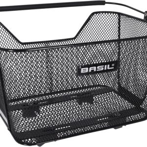 Basil Hinterradkorb Lesto Acero WSL, feinmaschig