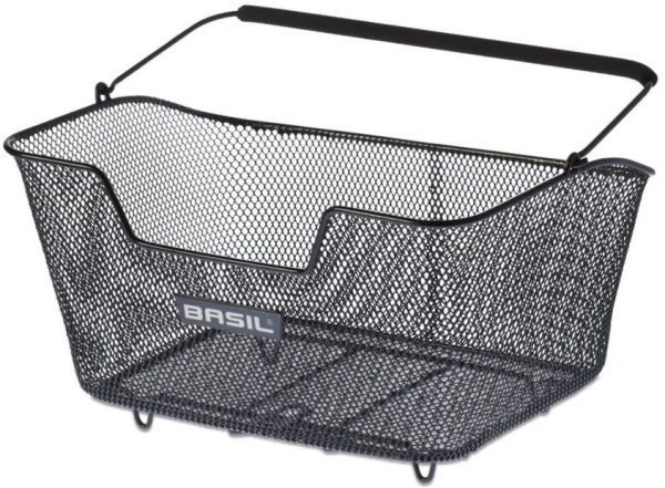 8715019112218 Basil Hinterradkorb Base M Acero, engmaschig