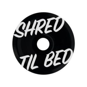 Kids Ride Shotgun Shred Til Bed Stem Cap Ahead-Kappe