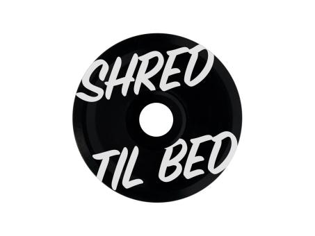 Kids Ride Shotgun Shred Til Bed Stem Cap Ahead-Kappe