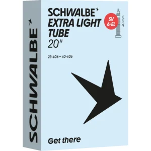 Schwalbe - Schwalbe SV6 Extra Light 23/40-406 Cámara 20"