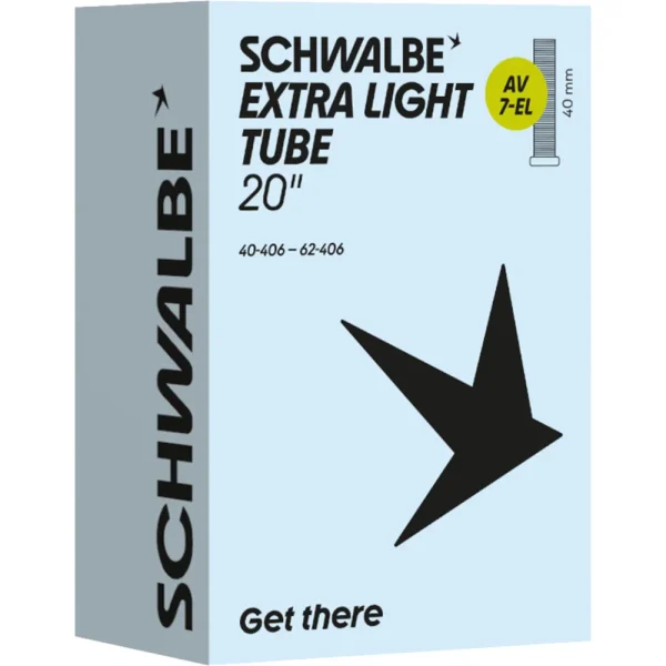 schwalbe_av7c_extra_light_schlauch_20zoll_a_36360379895 Schwalbe - Schwalbe AV7C Extra Light 40/62-406 40mm Standardschlauch 20"