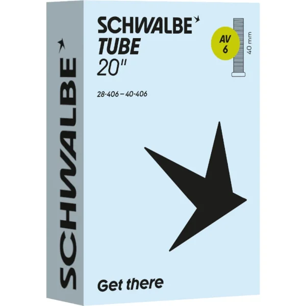 schwalbe_schlauch_tube_AV6_40mm_packed_new_a_36360373759_20260421 Schwalbe - Schwalbe AV6 28/40-406 40mm Standardschlauch 20"