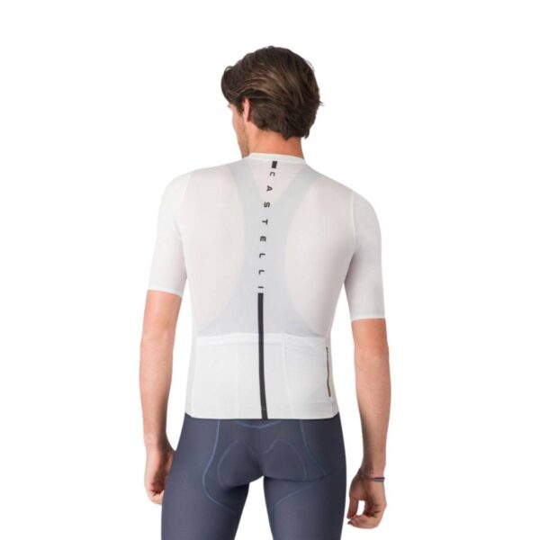 Castelli-Drittone-Logo-Trikot-Weis-Schwarz Castelli Drittone Logo Trikot Weiß Schwarz