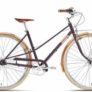 Creme Cycles Caferacer Lady Doppio - 28 pulgadas 7N Trapecio - Pinot Noir