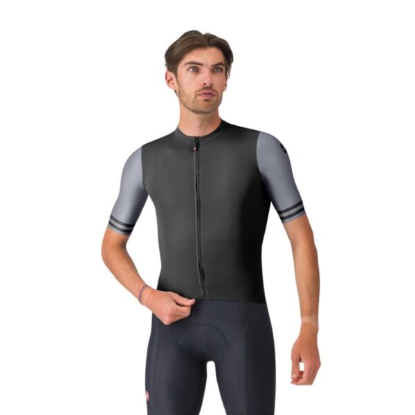 Castelli-Prologo-Lite-2-Trikot-Schwarz-Grau Castelli Prologo Lite 2 Trikot Schwarz Grau