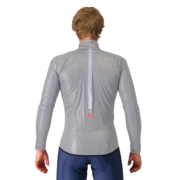 Castelli Squall Shell Jacke Silber Grau