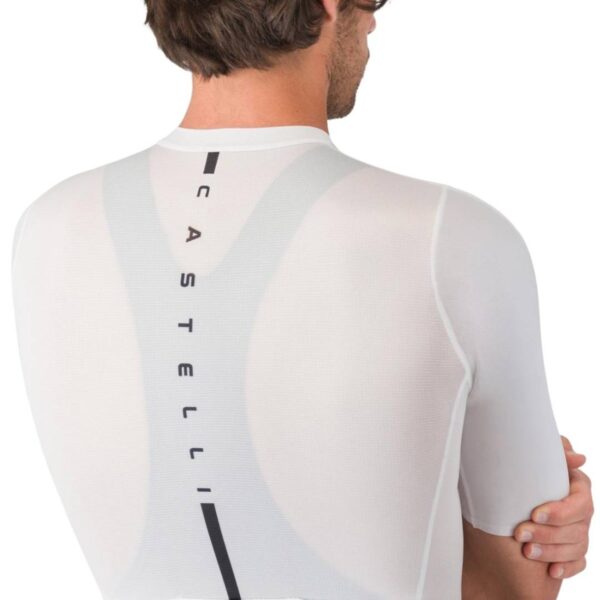 Castelli-Drittone-Logo-Trikot-Weis-Schwarz Castelli Drittone Logo Trikot Weiß Schwarz
